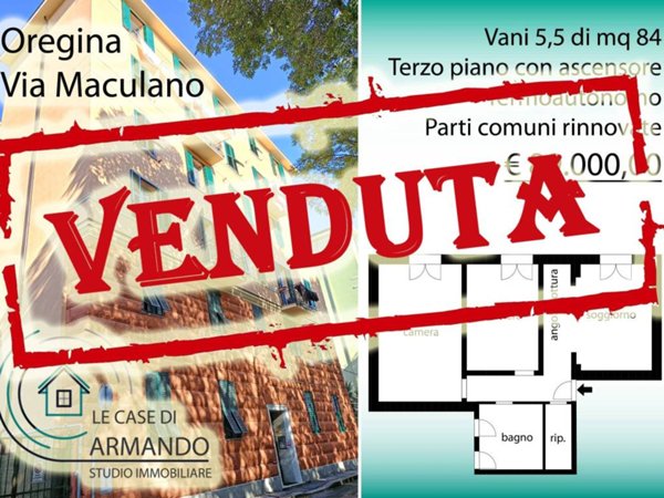 appartamento in vendita a Genova in zona Lagaccio / Granarolo