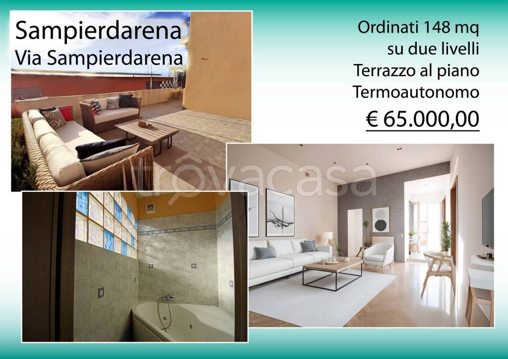 appartamento in vendita a Genova in zona Sampierdarena