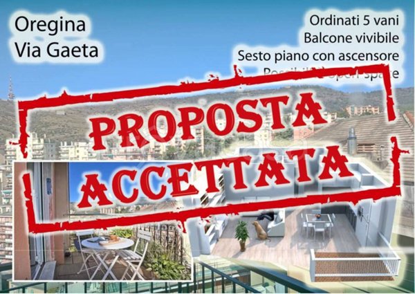 appartamento in vendita a Genova in zona Oregina