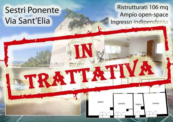 appartamento in vendita a Genova in zona Sestri Ponente