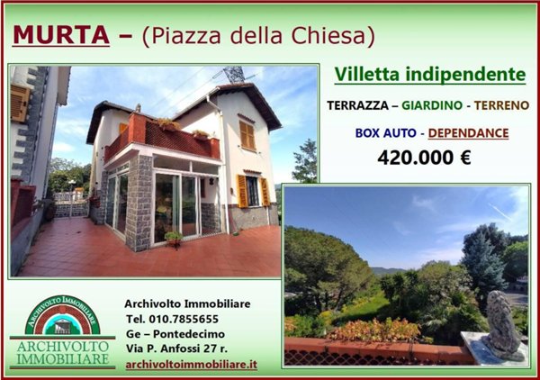 casa indipendente in vendita a Genova in zona Murta