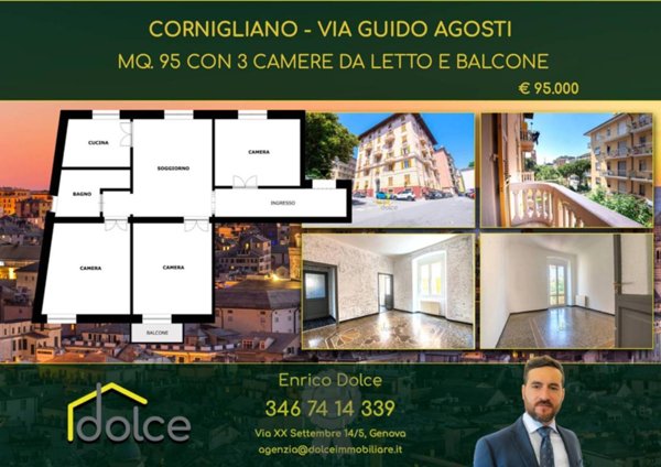 appartamento in vendita a Genova in zona Cornigliano