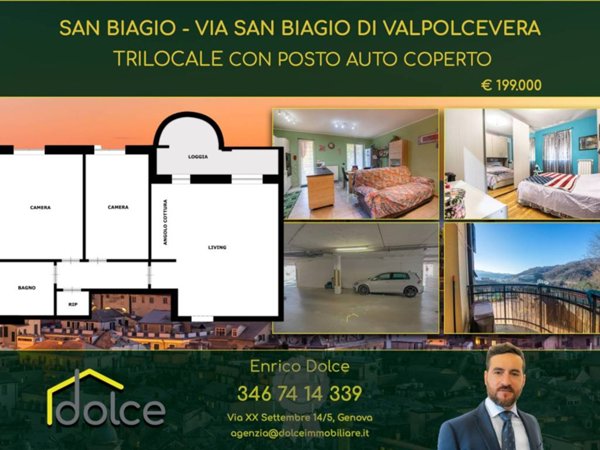 appartamento in vendita a Genova in zona Bolzaneto