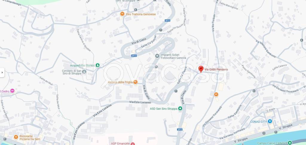 appartamento in vendita a Genova in zona Struppa