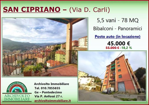 appartamento in vendita a Genova in zona Pontedecimo