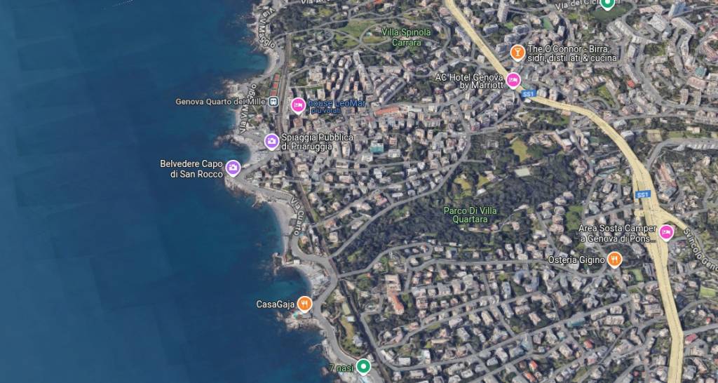 appartamento in vendita a Genova in zona Quarto dei Mille