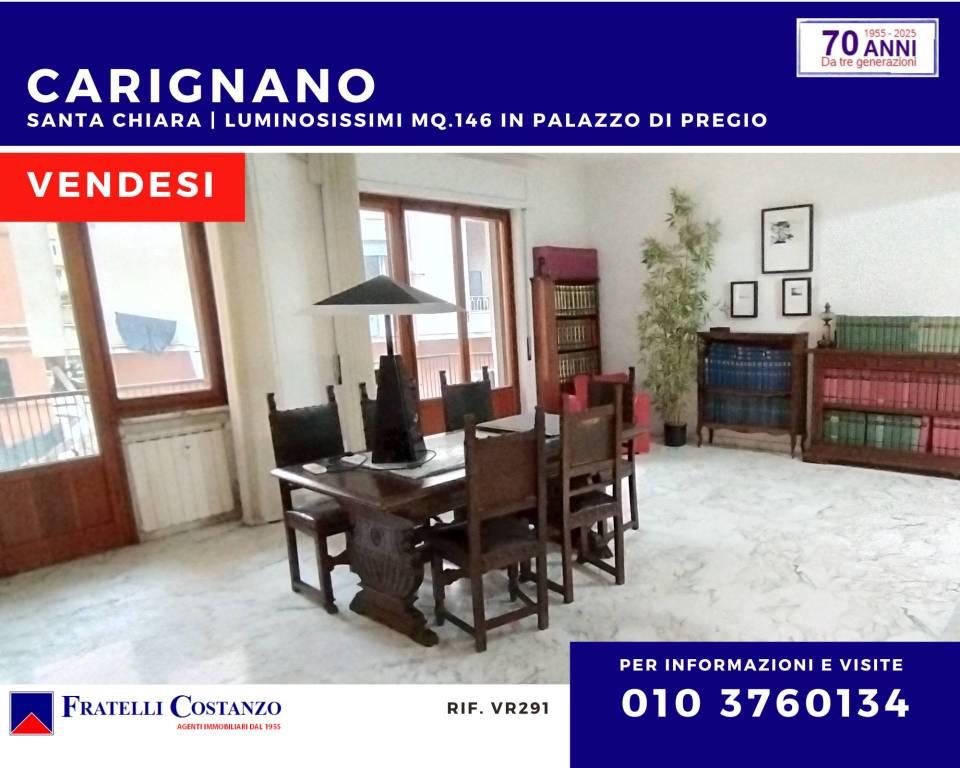 appartamento in vendita a Genova in zona Carignano
