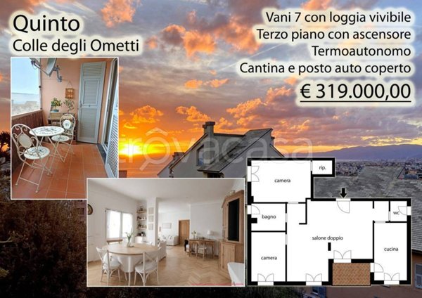appartamento in vendita a Genova in zona Castelletto
