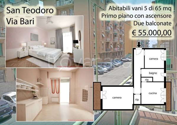 appartamento in vendita a Genova in zona Lagaccio / Granarolo