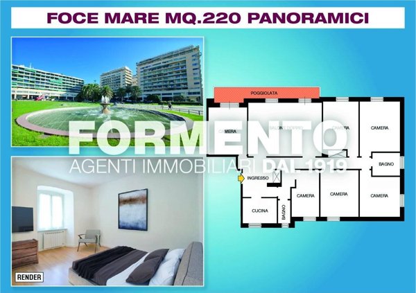 appartamento in vendita a Genova in zona Foce