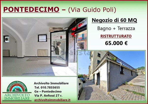 negozio in vendita a Genova in zona Pontedecimo
