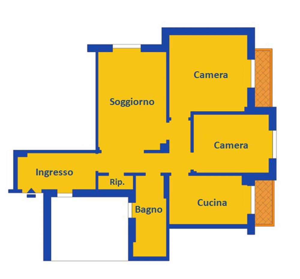appartamento in vendita a Genova in zona Sampierdarena