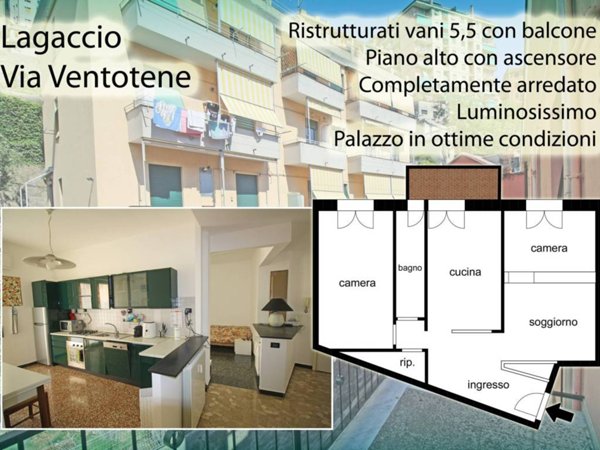 appartamento in vendita a Genova in zona Lagaccio / Granarolo