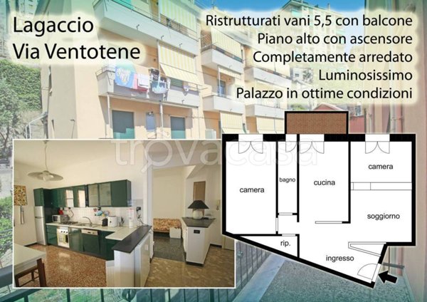 appartamento in vendita a Genova in zona Lagaccio / Granarolo
