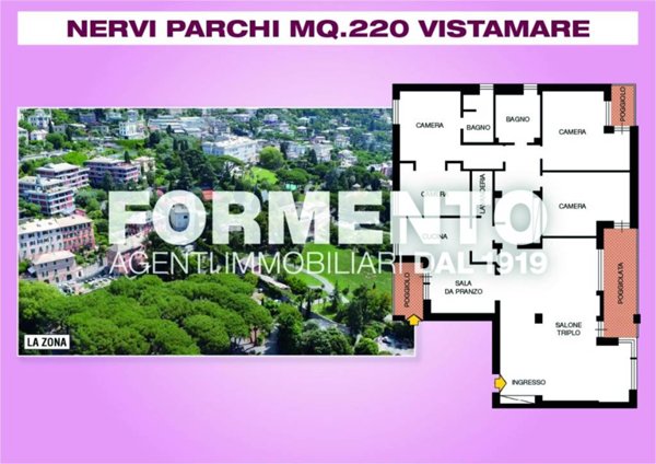 appartamento in vendita a Genova in zona Nervi