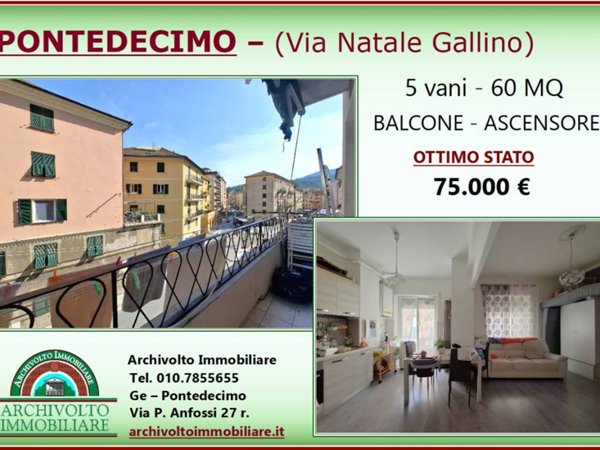 appartamento in vendita a Genova in zona Pontedecimo