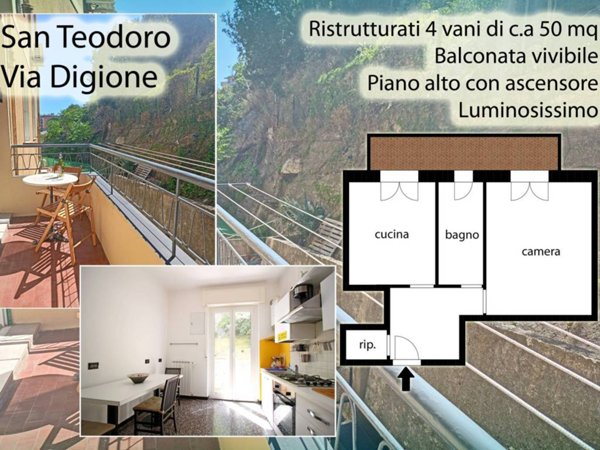appartamento in vendita a Genova in zona San Teodoro