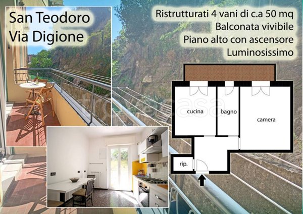 appartamento in vendita a Genova in zona DiNegro