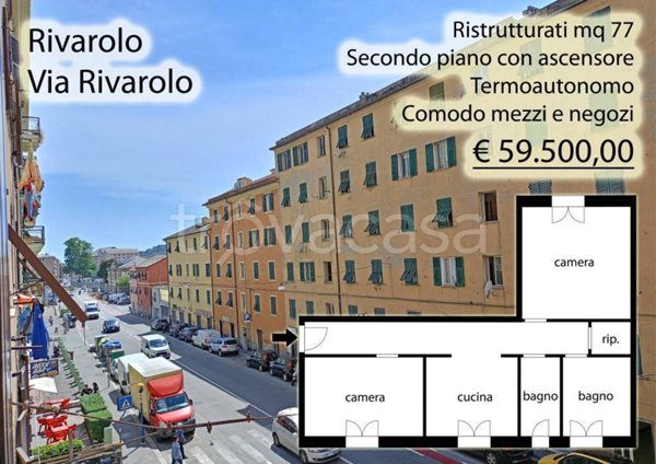 appartamento in vendita a Genova in zona Rivarolo