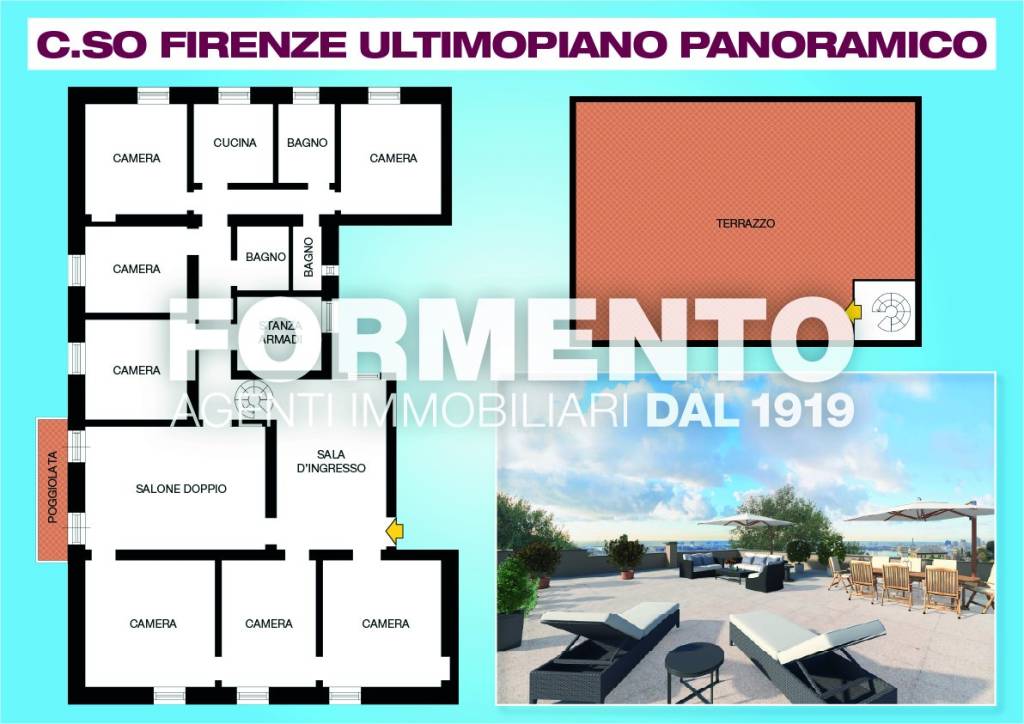 attico in vendita a Genova in zona Castelletto