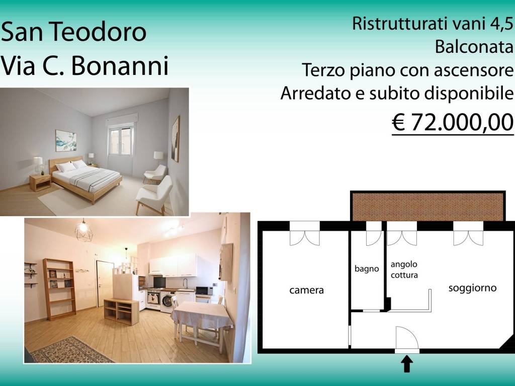 appartamento in vendita a Genova in zona San Teodoro