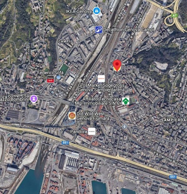 appartamento in vendita a Genova in zona Sampierdarena