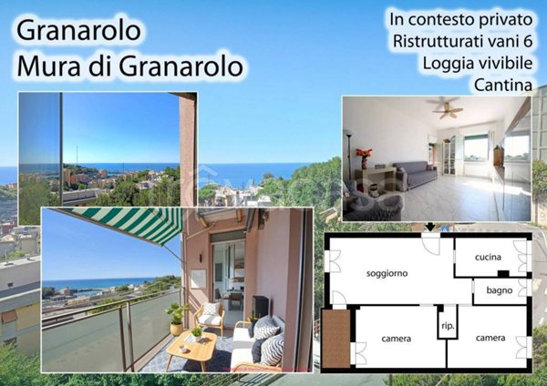 appartamento in vendita a Genova in zona Lagaccio / Granarolo