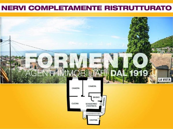 appartamento in vendita a Genova in zona Nervi