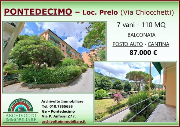 appartamento in vendita a Genova in zona Pontedecimo