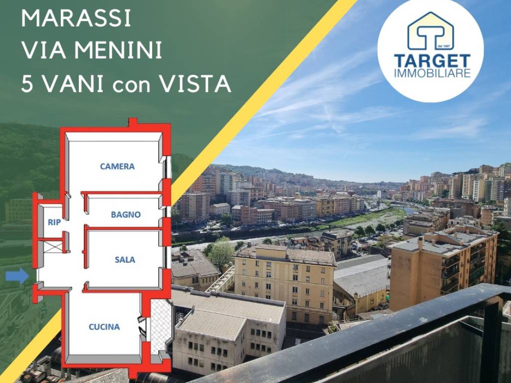 appartamento in vendita a Genova in zona Marassi