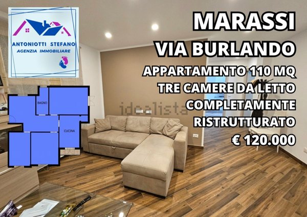 appartamento in vendita a Genova in zona Staglieno