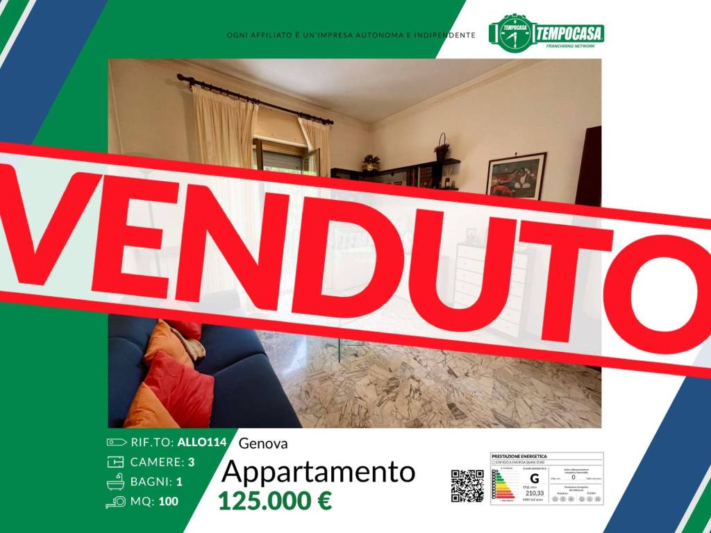 appartamento in vendita a Genova in zona Sestri Ponente