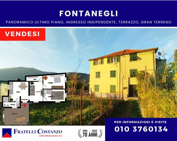 appartamento in vendita a Genova in zona Bavari