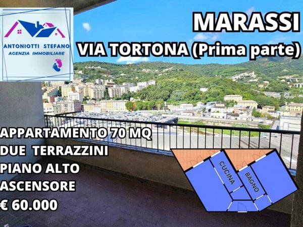 appartamento in vendita a Genova in zona Marassi