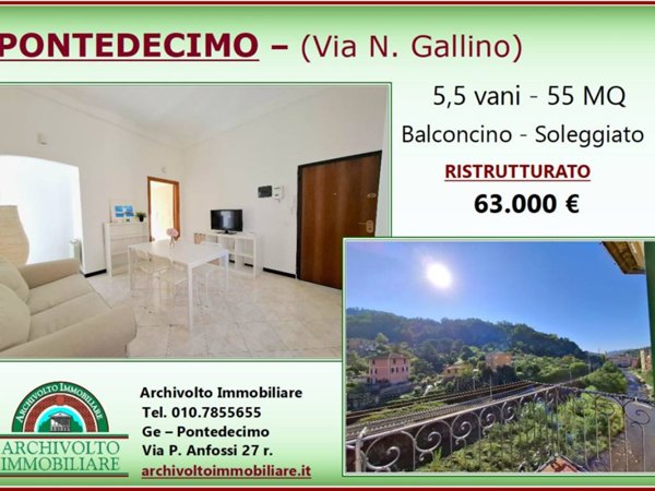 appartamento in vendita a Genova in zona Pontedecimo