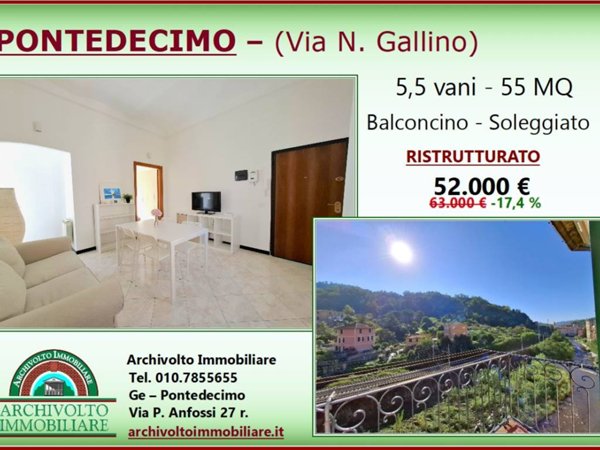 appartamento in vendita a Genova in zona Pontedecimo
