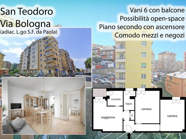 appartamento in vendita a Genova in zona San Teodoro