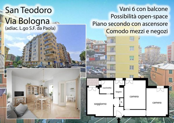 appartamento in vendita a Genova in zona San Teodoro