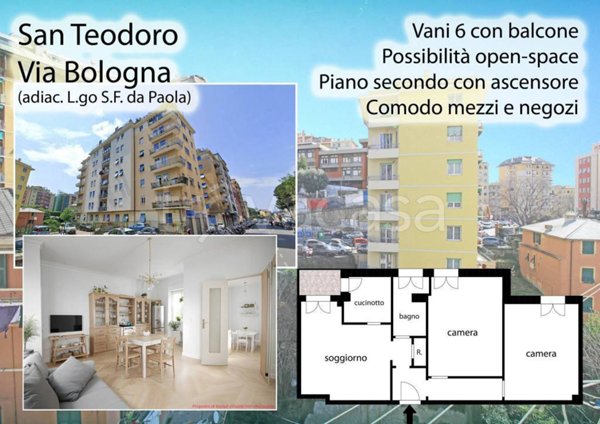 appartamento in vendita a Genova in zona San Teodoro