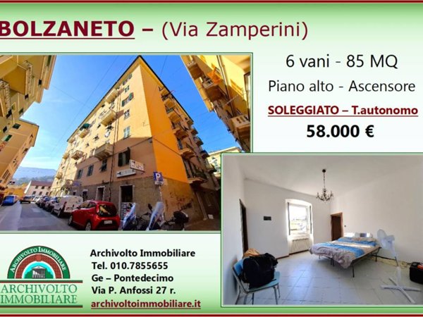 appartamento in vendita a Genova in zona Bolzaneto