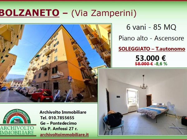 appartamento in vendita a Genova in zona Bolzaneto