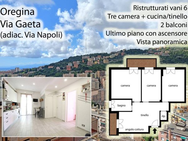 appartamento in vendita a Genova in zona Lagaccio / Granarolo