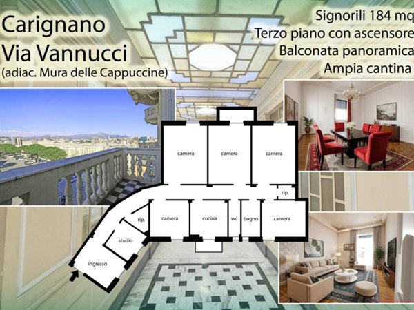appartamento in vendita a Genova in zona Castelletto