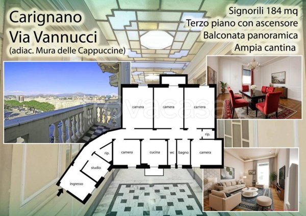 appartamento in vendita a Genova in zona Carignano