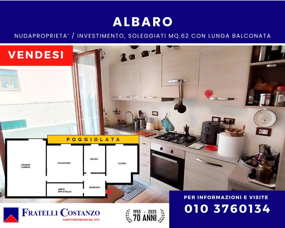appartamento in vendita a Genova in zona Albaro