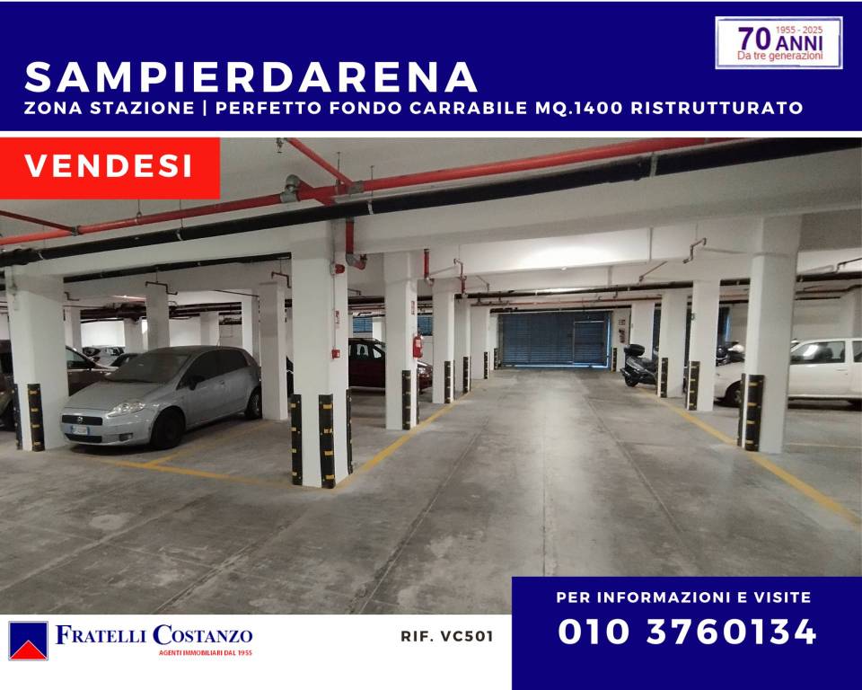 locale commerciale in vendita a Genova in zona Sampierdarena