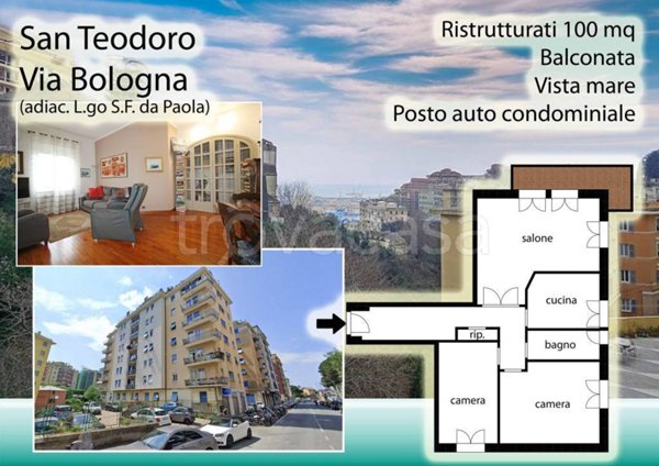 appartamento in vendita a Genova in zona San Teodoro