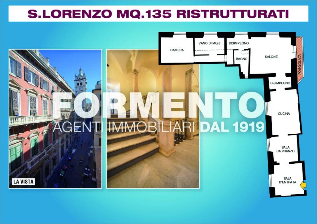 appartamento in vendita a Genova in zona Sottoripa / Maddalena / Molo