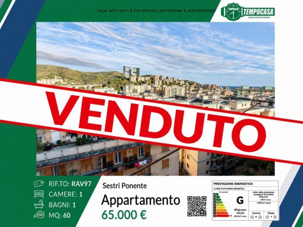appartamento in vendita a Genova in zona Sestri Ponente