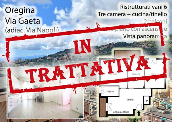appartamento in vendita a Genova in zona Oregina
